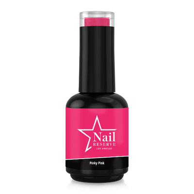 bottle of pinky pink soak off gel polish