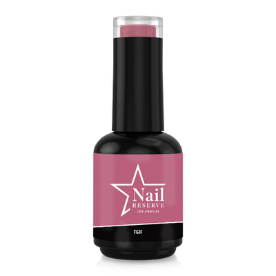 Bottle TGIF pink soak-off gel polish 