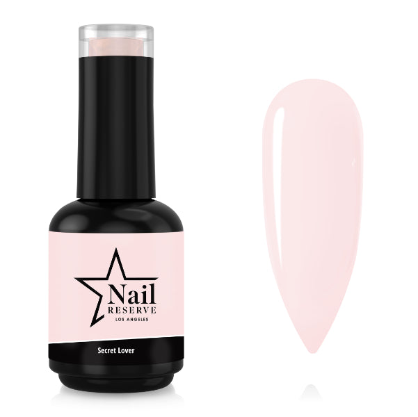 Bottle and nail swatch of Secret Lover soak-off gel polish