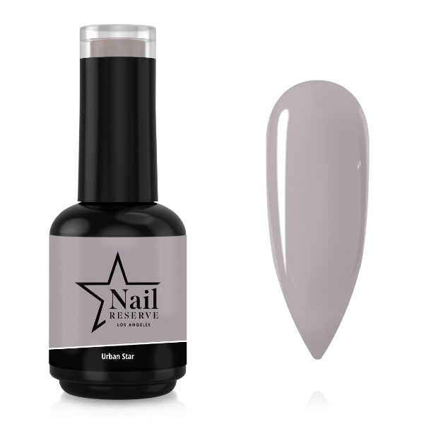 Bottle and nail swatch of Urban Star soak-off gel polish