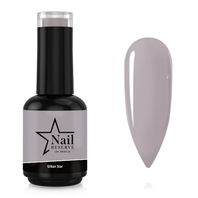 Bottle and nail swatch of Urban Star soak-off gel polish