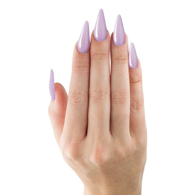 Manicure of Lilac Madness soak-off gel polish