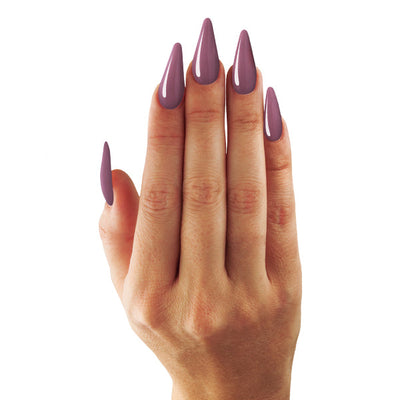 Manicure of Purple Midnight soak-off gel polish