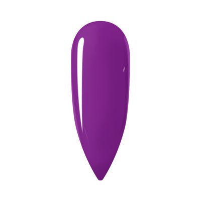 nail swatch of Purple Addict soak-off gel polish