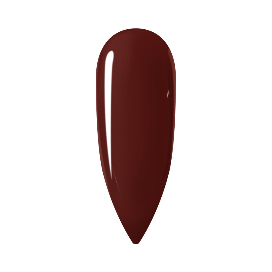 nail swatch of Tifanny Red soak-off gel polish