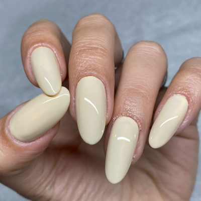 Manicure of Naked and Famous soak-off gel polish