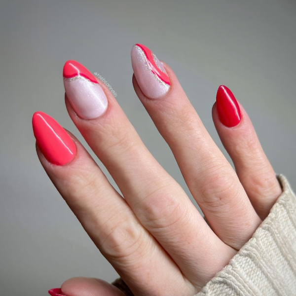 manicure of Vintage Girl soak-off gel polish