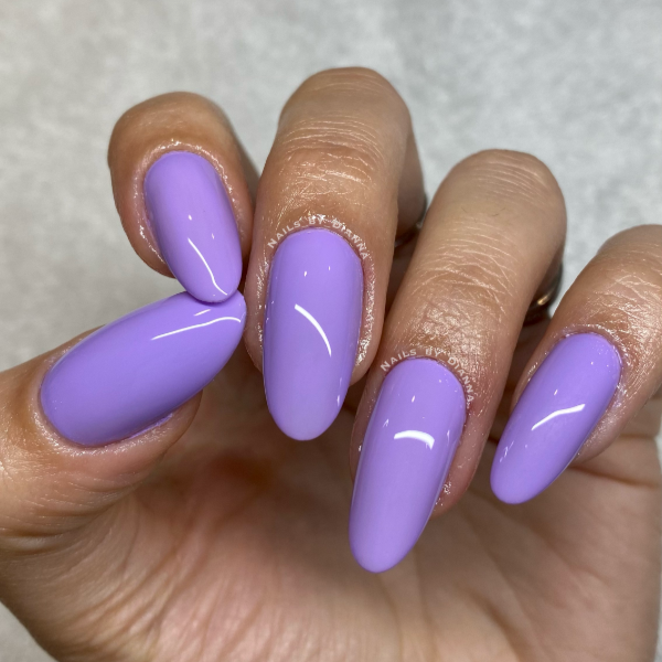 Manicure of Lilac Madness soak-off gel polish