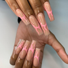 Full hand presentation of Be My Baby soak-off gel polish